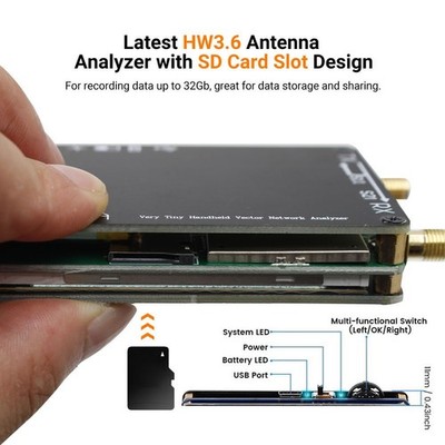 Upgrade Vector Network Analyzer 50KHz to 2 7GHz Antenna Measurement Tool