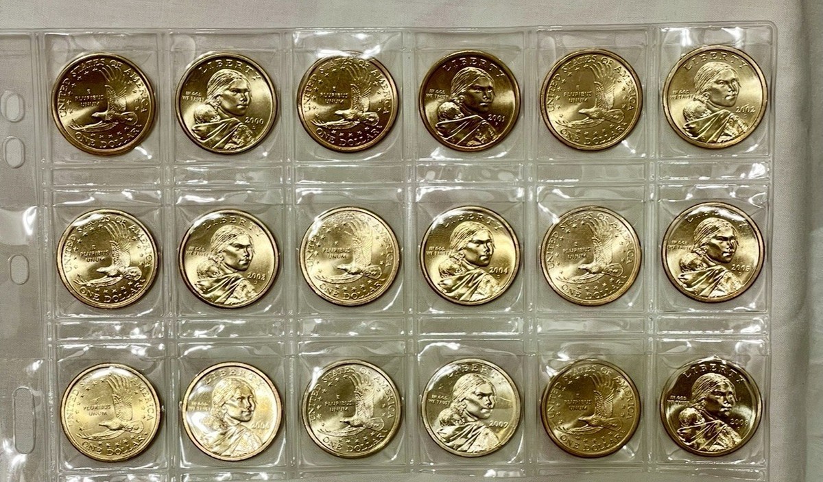 Complete Set 2000-2026 Sacagawea Native Dollar Set P&D 54 Coins Complete Set 2000-2026 Sacagawea Native Dollar Set P&D 54 Coins