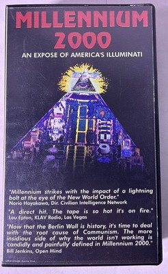 Anthony J. Hilder Millennium 2000 Rare Expose of America's Illuminati VHS RARE