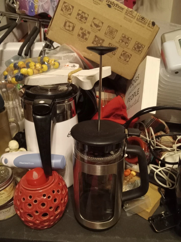 French Press Coffee Maker with Grounds Lifter - OXO Black - Image 3 of 4