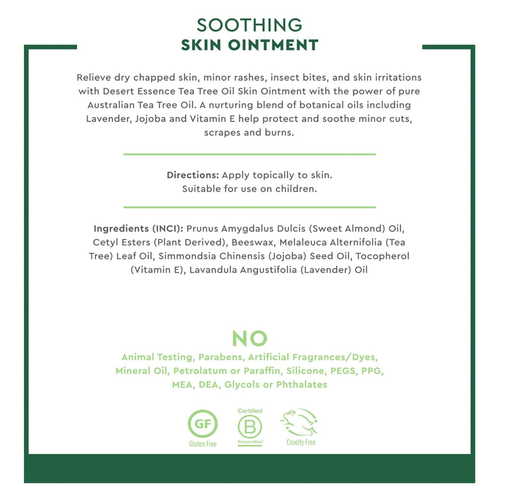 Desert Essence Soothing Skin Ointment 1 fl oz