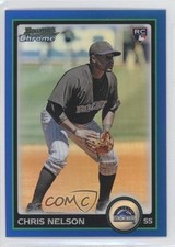 2010 Bowman Draft Chrome Blue Refractor 158/199 Chris Nelson #BDP24 0g4