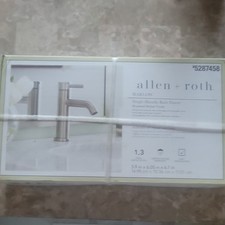 allen  roth Harlow Brushed Nickel Single-Handle Bath Faucet WaterSense