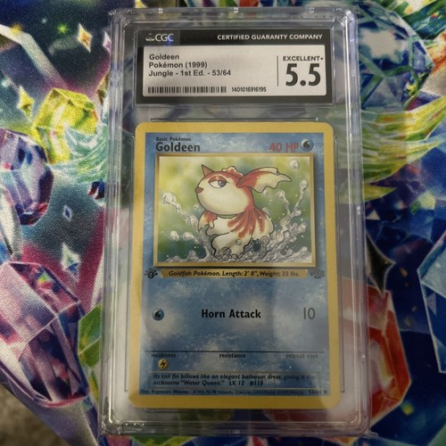 Goldeen (1st Edition) graded CGC 5.5 for sale on eBay