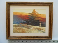 Chet Reneson NEW ENGLAND HILLS 8x10 framed 2.5 511