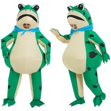 Inflatable Frog Costume for Adults - Fun Cosplay for Birthdays and Halloween