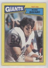 1987 Topps Box Bottoms Mark Bavaro #A 4r6