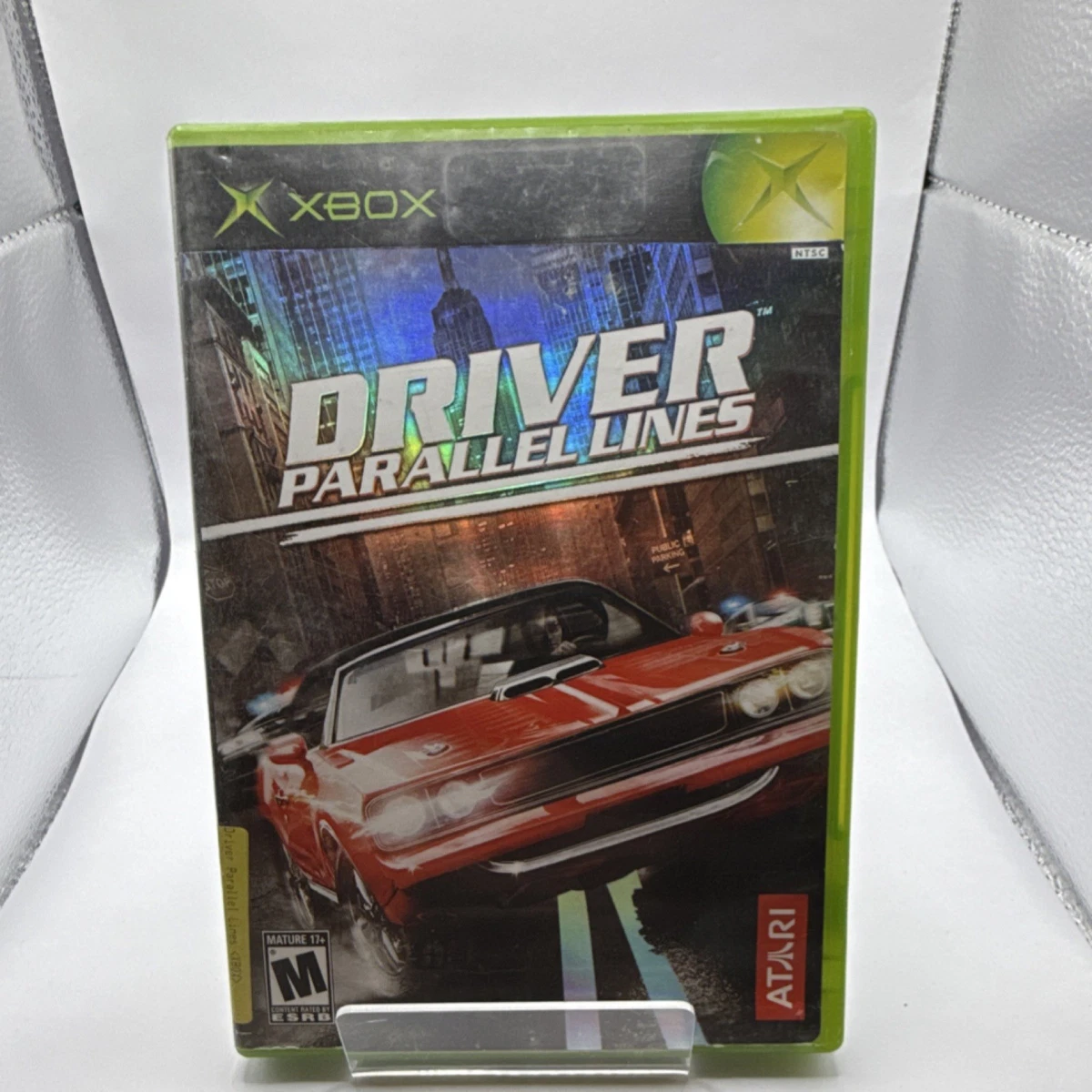 Notice originale Driver Parallel Lines pour Xbox, manuel du