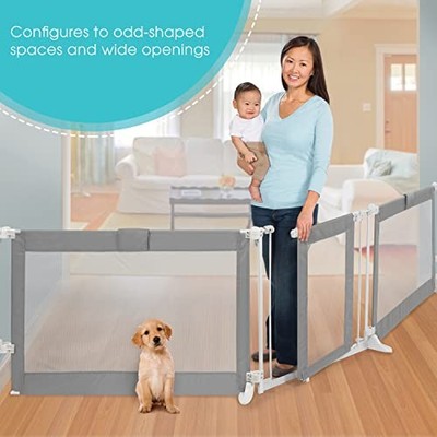 Summer Infant Custom Fit Walk-Thru Extra Wide Pet and Baby Gate