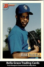 1993 Bowman Mike Farrell #211 Milwaukee Brewers Rookie MLB Baseball
