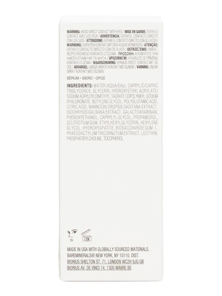 BAREMINERALS Skin Rescue Fresh Potent Pure Moisture Serum 1 oz -30 ml NUEVO Foto 4 de 4