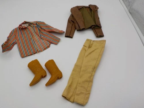 Vintage Barbie Ken #1429 Rally Gear Complete Shirt Coat Pants Boots