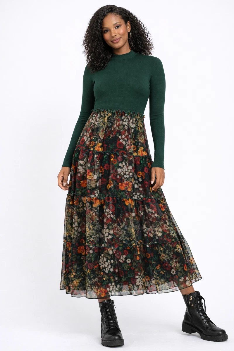 desigual floral mesh maxi dress Desigual | Dresses | Desigual Clavelitos Christian Lacroix Womens Maxi Floral Kaleidoscopic Dress 42