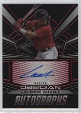 2023 Panini Chronicles Obsidian Electric Etch Red Ceddanne Rafaela Auto 7bt