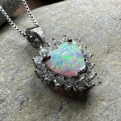 Pure at Heart Opal Necklace