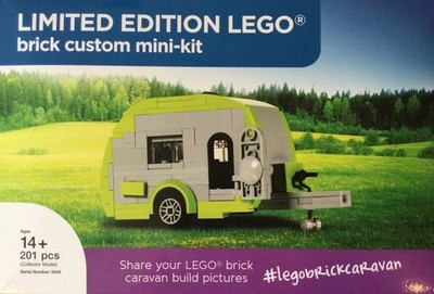 Bright Bricks Set Ziegel Wohnwagen selten, limitierte Auflage Sammlermodell Set - NEU