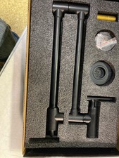 Braccia KF-AZ258BKM 24" Matte Black Dual Valve Wall Mounted Pot Filler Faucet