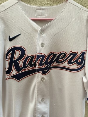 Nike Texas Rangers Game Worn MLB Authentic Home Jersey Size 46 | eBay
