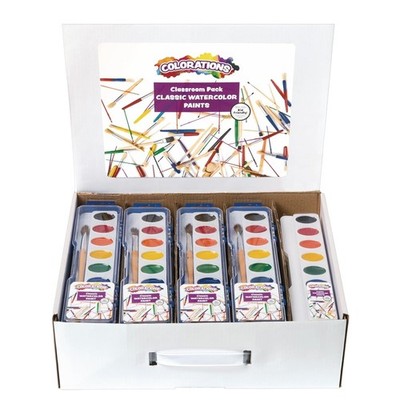 Colorations WCPAK Complete Classroom Watercolor Paint Set for Creative