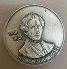 1969 SIR ROBERT PEEL 1788 TO 1850 FINE SILVER COIN. 999 SILVER
