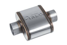 Street Max- Sm60109shortie Oval Exhaust Muffler 3 Center In 3 Center Out Street Max- Sm60109shortie Oval Exhaust Muffler 3 Center In 3 Center Out