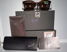 PERSOL PO3216-S 24/57 3P Polarized Sunglasses Havana 51mm Never Worn NIB COA Set