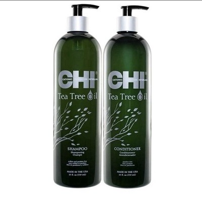 Tea Tree Oil Shampoo & Conditioner Set 25 Oz Chi Shampoo Conditioner Jumbo