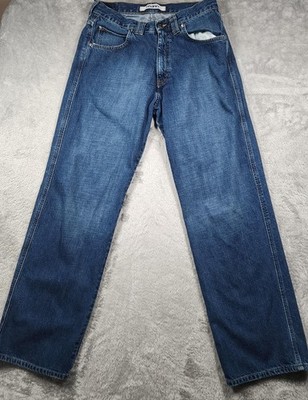 Mavi 170 Max Jeans Mens 32x34 Blue Medium Wash Relaxed Straight Denim Pants