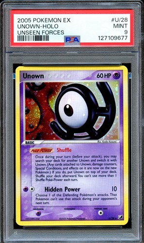 Unown graded PSA 9 for sale on eBay