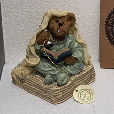 Boyds Bears Bearstone Fraidy Bear 228407 Light Up w/ Box