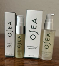 Osea Undaria Algae Body Wash, 1.5 Ounce and Oil, .6 Ounce BNIB