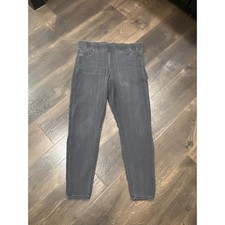 Liverpool Los Angeles The Skinny Grey Pull On Jeans Size 16/33 High Rise Legging