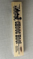 Wood Train Whistle 4 Tone Locomotive Sound Toy Wooden Railroad Kids Gift Sealed