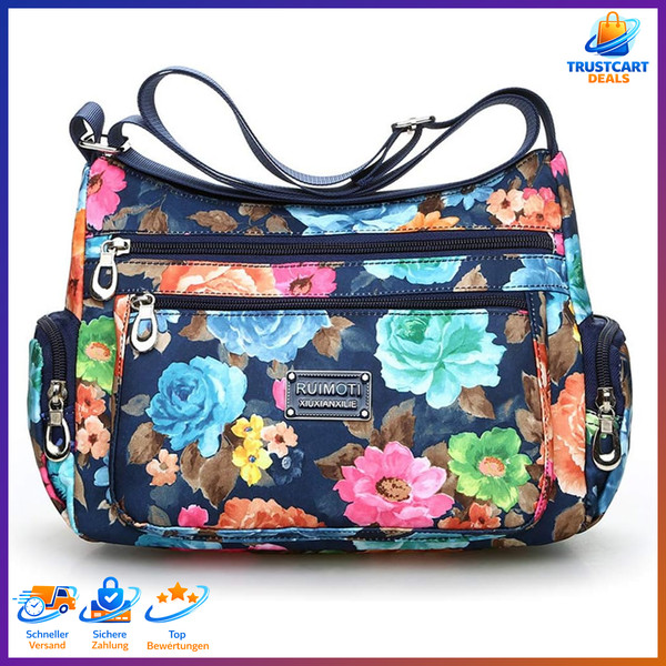 UmhäNgetasche Damen Leicht Casual Wasserdicht Nylon Schultertasche Messenger Bag-image