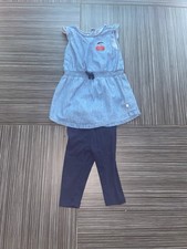 Petit lem outfit set denim tunic with legging...
