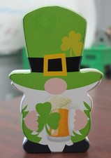 St. Patrick's Day Gnome Wood Decor