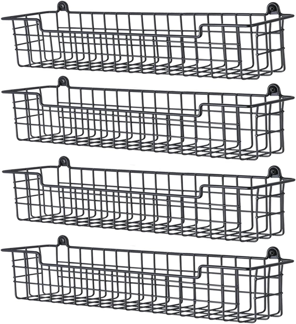 Wall Mount Spice Rack Organizer for Cabinet Storage Space Saving Shelf