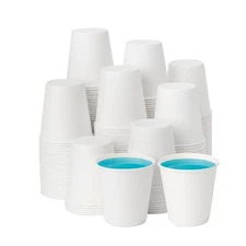 RACETOP 3 oz 300 Pack Paper Coffee Cups for Bathroom, Disposable Mouthwash Cu...