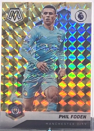 Phil Foden [Reactive Gold Mosaic] #17 card