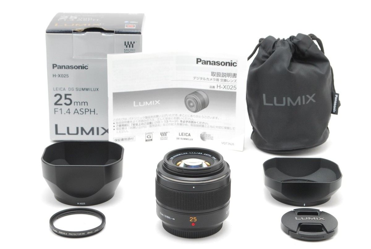 MINTw/Box] Panasonic LEICA DG SUMMILUX 25mm F/1.4 ASPH H-X025 From 