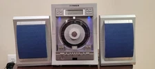 Fisher SLIM-1400BL Vertical CD + AM/FM Stereo. Tested, Works.