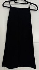 Zara Black Women Dress Size Small Short Spaghetti Sleeves