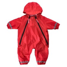 CTM Infant Waterproof Rainsuit with Reflective Stripes by Wootie