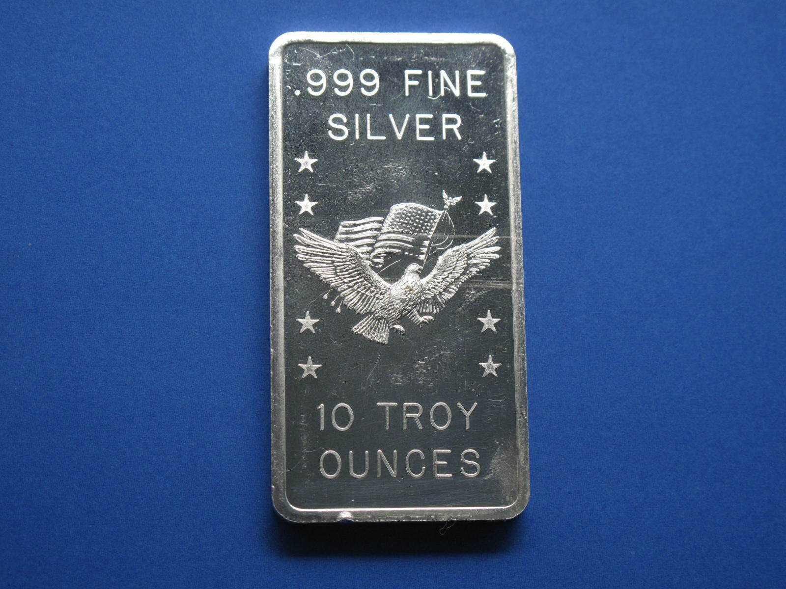 American Flag 1 Ounce Pure Silver Bullion Bar 3 Piece Lot