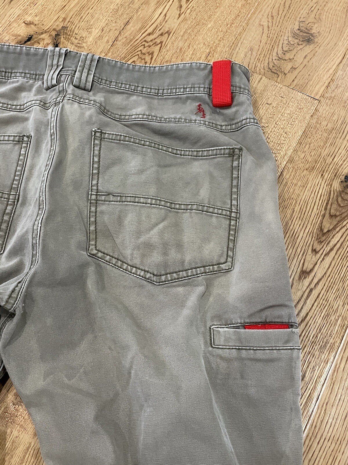 MENS EMS EASTERN MOUNTAIN SPORTS FENCEMENDER BROWN HIKING WORK PANTS