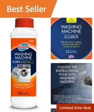 Monthly Washing Machine Cleaner 12 oz - Removes Odor, Limescale & Buildup