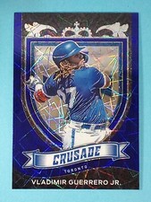 2021 Panini Chronicles Crusade BLUE VELOCITY Vladimir Guerrero Jr Blue Jays #4 ⚾