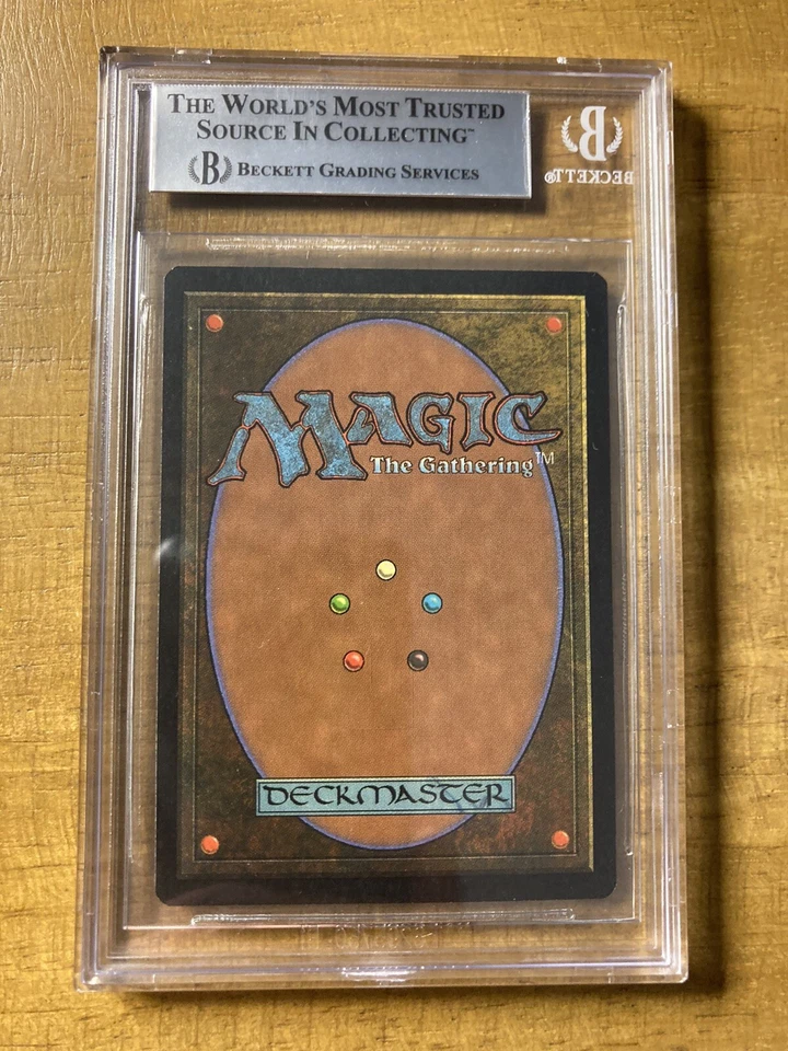 MTG ✨QUICKSAND✨Visions BGS 9 MINT 1997 UNCOMMON Land Raupp Artwork POP 1 ! - Image 2 of 2