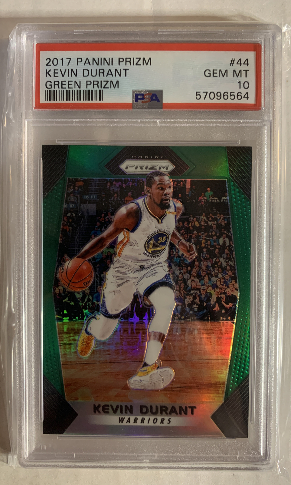 2017 Prizm Green Kevin Durant PSA 10 Gem Mint