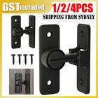Barn Door Lock Heavy Duty Sliding Barn Door Latch Lock 90Degree Gate Latch Kit